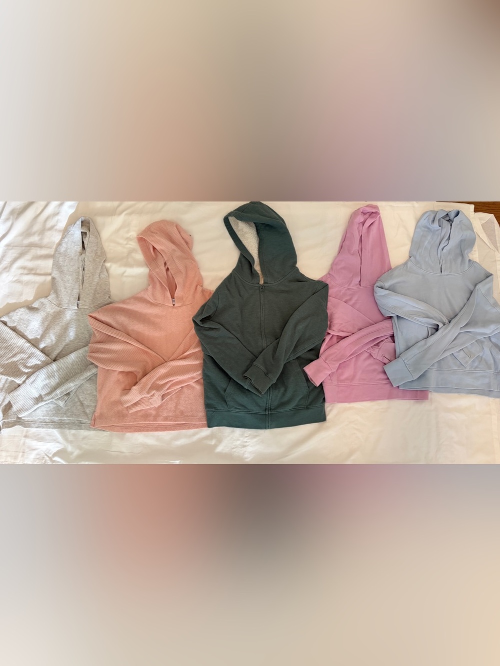 Hooded Pullover Sweatshirts, girls size M, lot of 5